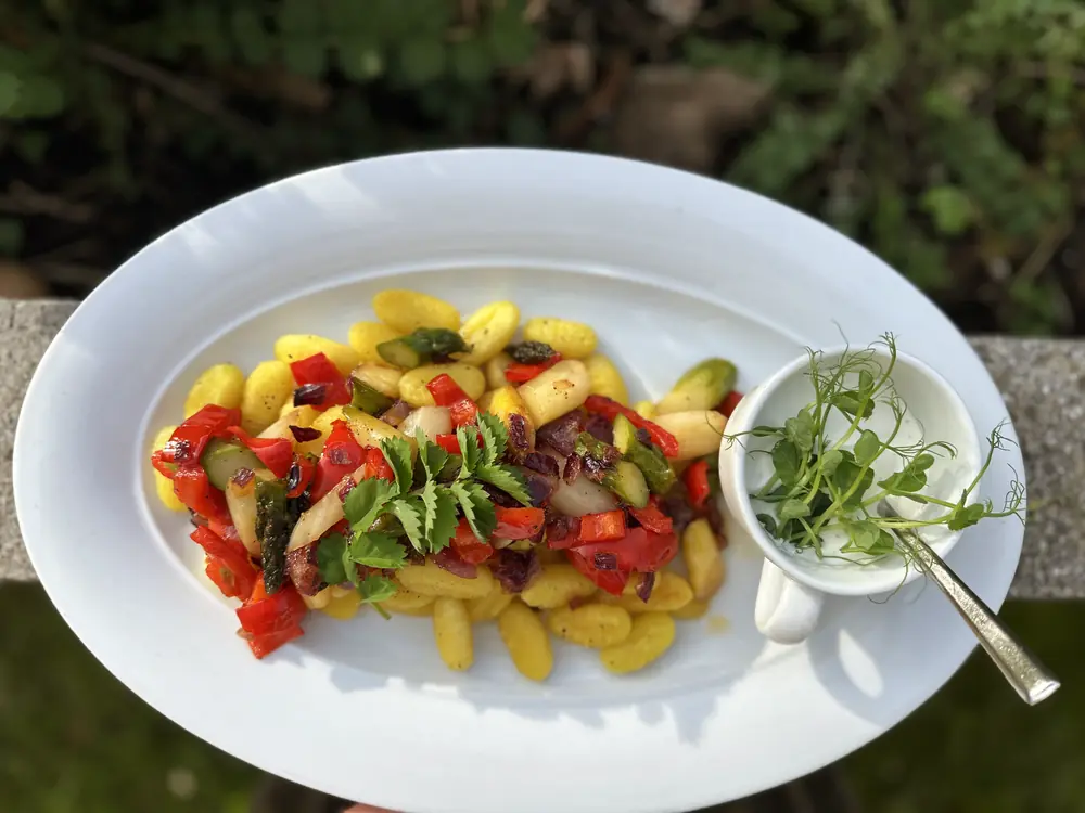Bunte Gnocchi-Pfanne