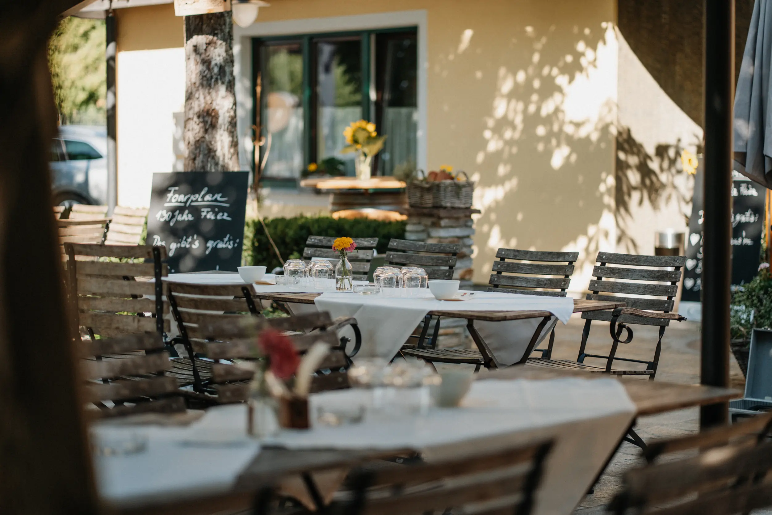 Gastgarten im Grünen